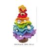 Finished Crochet Christmas Tree Decor Handmade Artificial Knitted Tabletop Ornament  Holidays