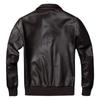 Men's Genuine Leather Jacket Military Pilot Jackets Air Force Flight A2 Jacket Coat Natural Cowhide Clothes Cow Leather Autumn