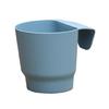 Home Space Saving Hanging Flower Pot with Water Reservoir for Indoor Outdoor Use