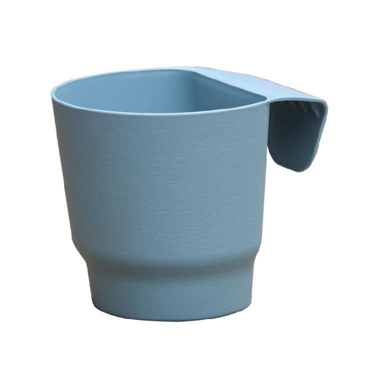 Home Space Saving Hanging Flower Pot with Water Reservoir for Indoor Outdoor Use