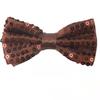 Nœud Papillon à Sequins Cravate de Scène Pour Homme Femme Mode Danse d'Équipe Nœud à Sequins Coloré Fête Brillant Sequins Nœud Papillon