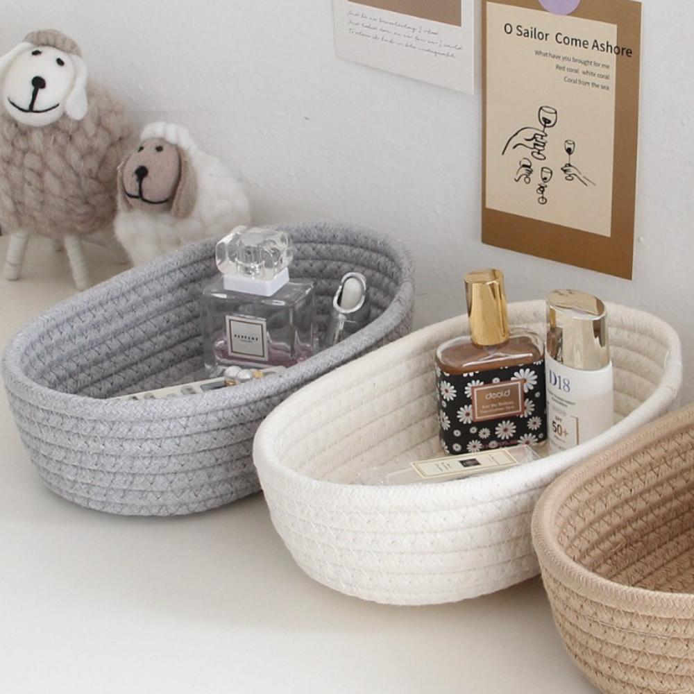 Office Supplies Desktop Storage Basket Sundries Storage Box Sundries Organizer Comestics Basket