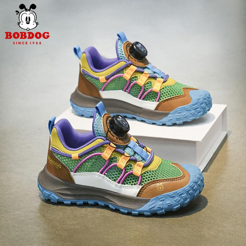 Babudou boys' sneakers2026Summer single-layer mesh breathable running shoes for elementary school boys