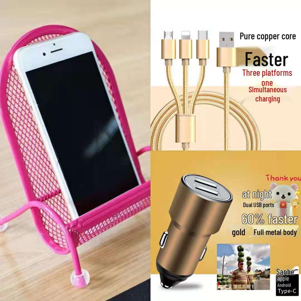 Universeller Desktop Handyhalter Ständer - Erhältlich in Rosarot, Schwarz, Himmelblau, Silber und Grün
