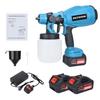 2000W Cordless Paint Sprayer Mesin Pengecat Adjustable Shape Paint Spray Gun  Penyembur Cat Elektrik 800ml