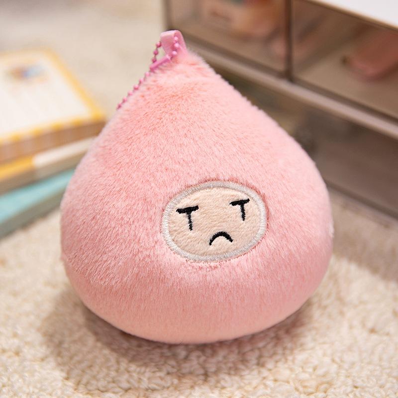 Creative Cute Expression Fruit Banana Throw Pillow Plush Toy Doll Orange Doll Small Pendant Children'S Doll