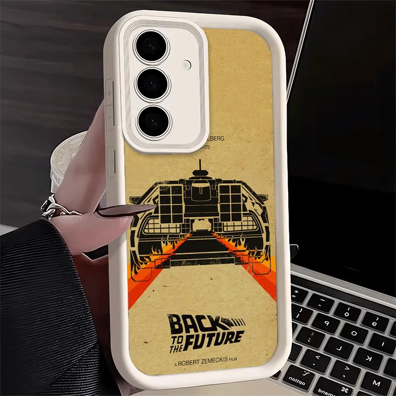 Phone Case for Samsung Galaxy S26 S25 Ultra S24 FE Back To The Future Shell S23 Plus S22 + S21 S20 5G Soft Silicone Funda