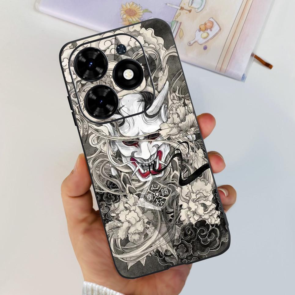 Coque Funda For Infinix Hot 40i Hot40i 2023 New Fashion Back Cover Colorful Painting Print Phone Cases On Hot 40 I Soft Matte