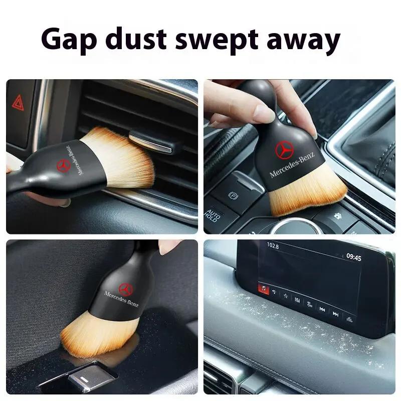 CQO1 Car Interior Cleaning Tool Air Conditioner Brush For Mercedes Benz W203 W204 W205 W210 W211 W212 W221 W222 CLS CLA CLK SLK GLK