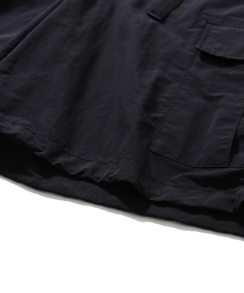 Haebeuopeudyuti Belted Easy Cargo Shorts (Black)