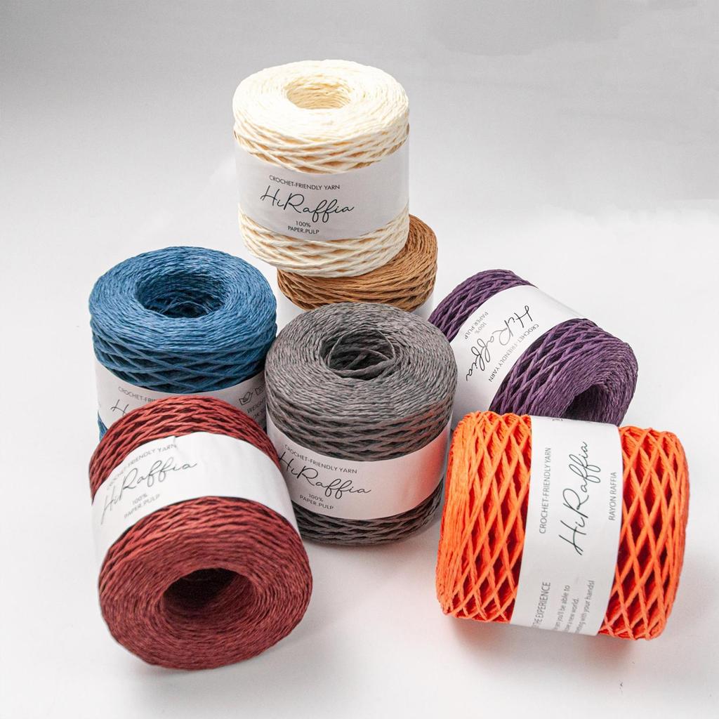 DIY Making Easy To Cut Rafia Natural Ribbon Raffia String Natural Color Matte Texture For Beach Bag Hat Craft Project DIY