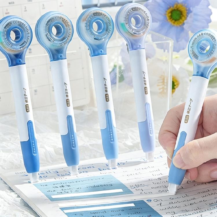 4Pcs 6mX5mm Correction Tapes Roller School and Offices Supplies White Correction Tape Total 36m for Writing Scrapbooking
