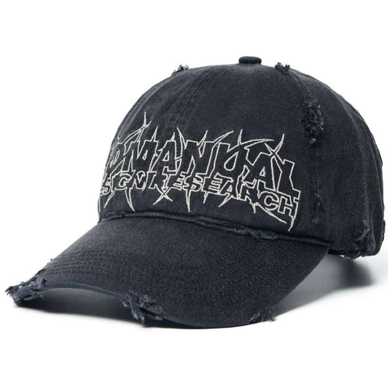Nomanual Slash Ball Cap   Washed Black