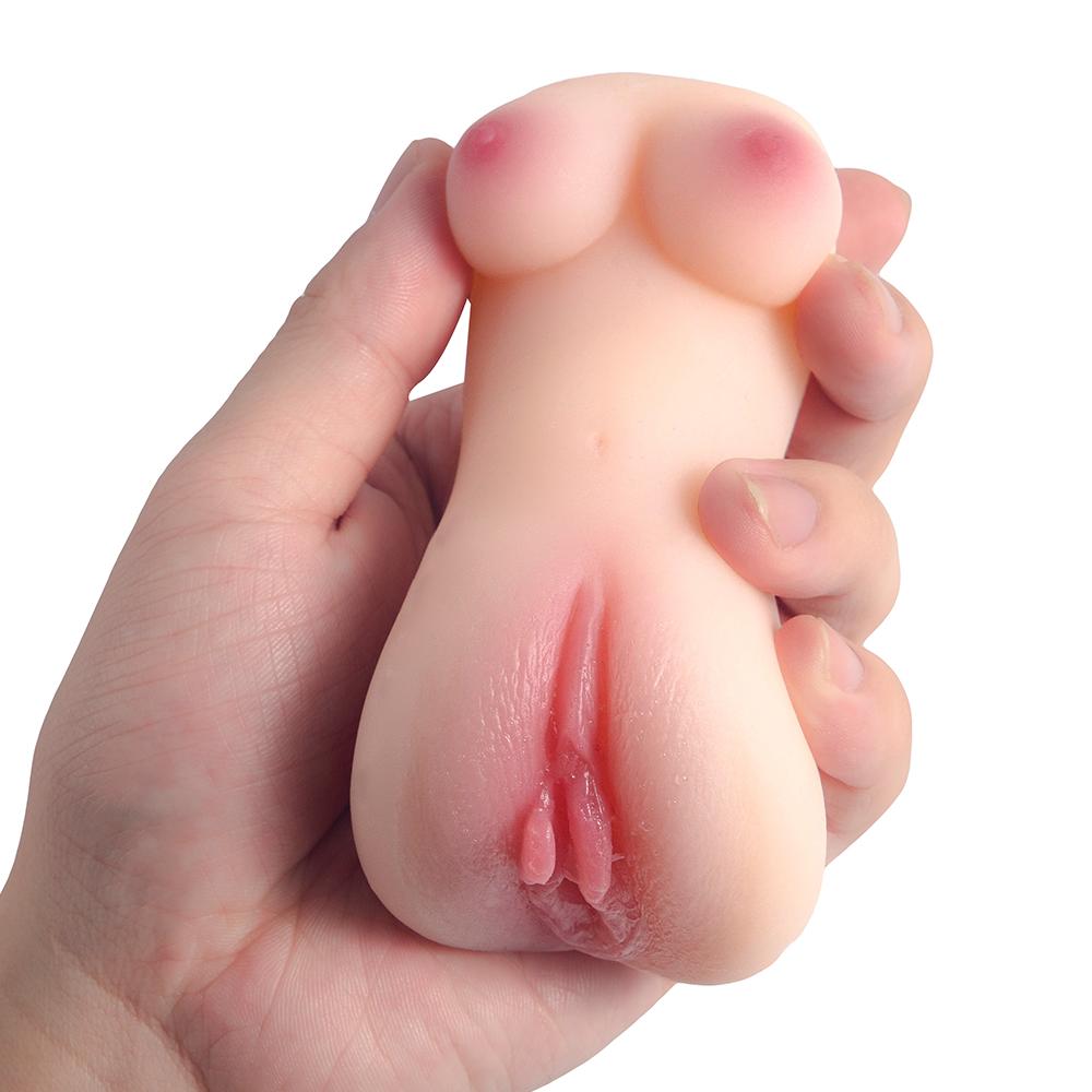 Male Masturbators Adult Sex Toys with 3D Realistic Textured Pocket Pussy and Tight Anus Sex Stroker