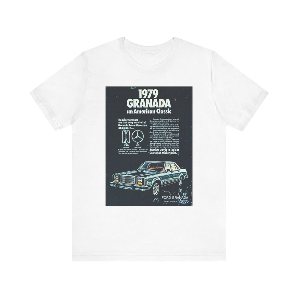 

1979 Ford Granada Graphic Print Car Art Unisex Jersey Short Sleeve Tee Shirt 3XL
