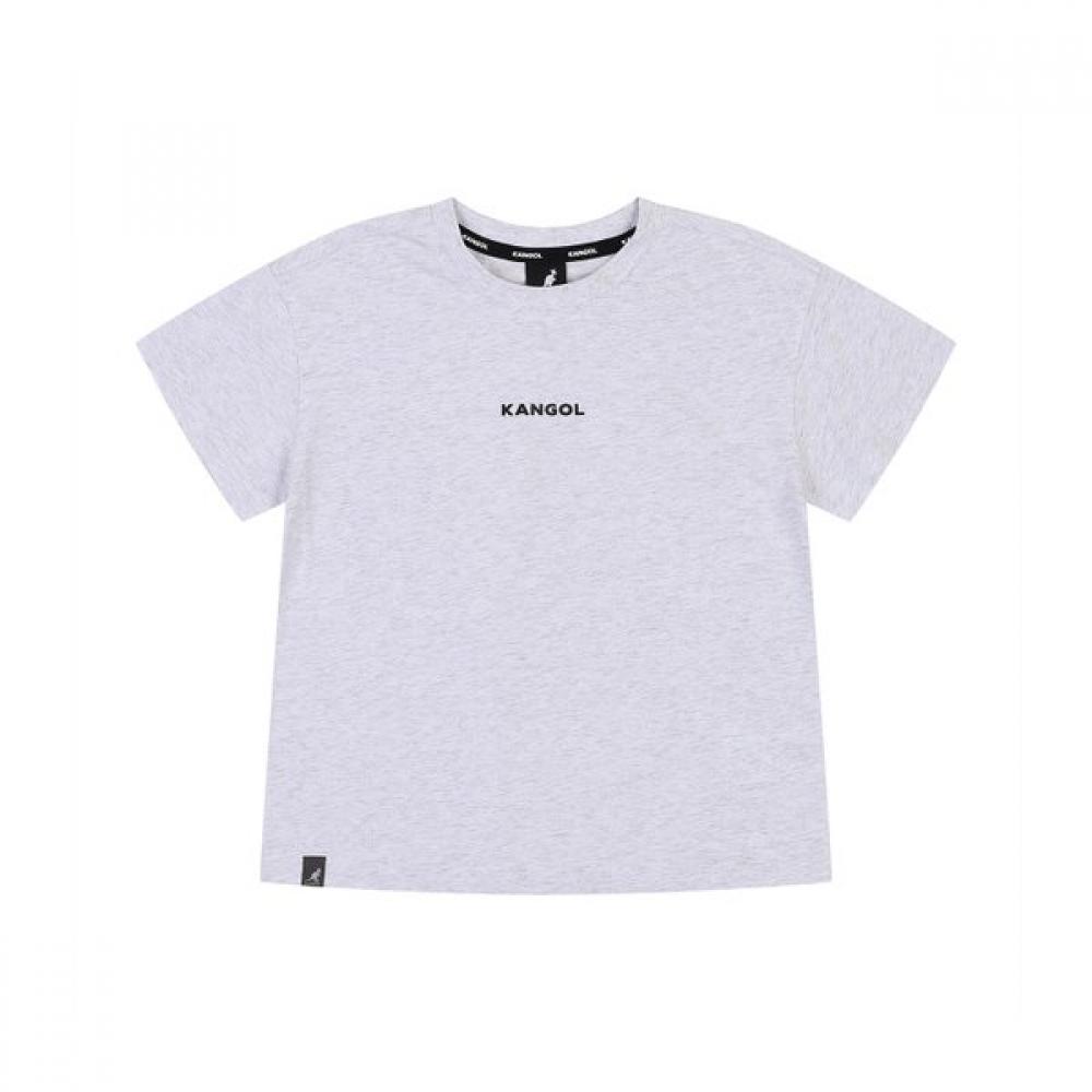 KANGOL KIDS Футболка с коротким рукавом с надписью Меланжевый серый Sb 0005 MELANGE GRAY/100
