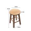 Creative European Solid Wood High Bar Stool, Simple Milk Tea Shop Chair