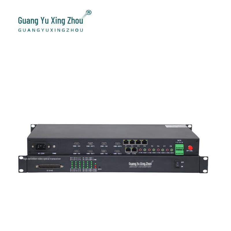 GY-H40S4E14P2E Multifunction HDMI Fiber Optic Transceiver