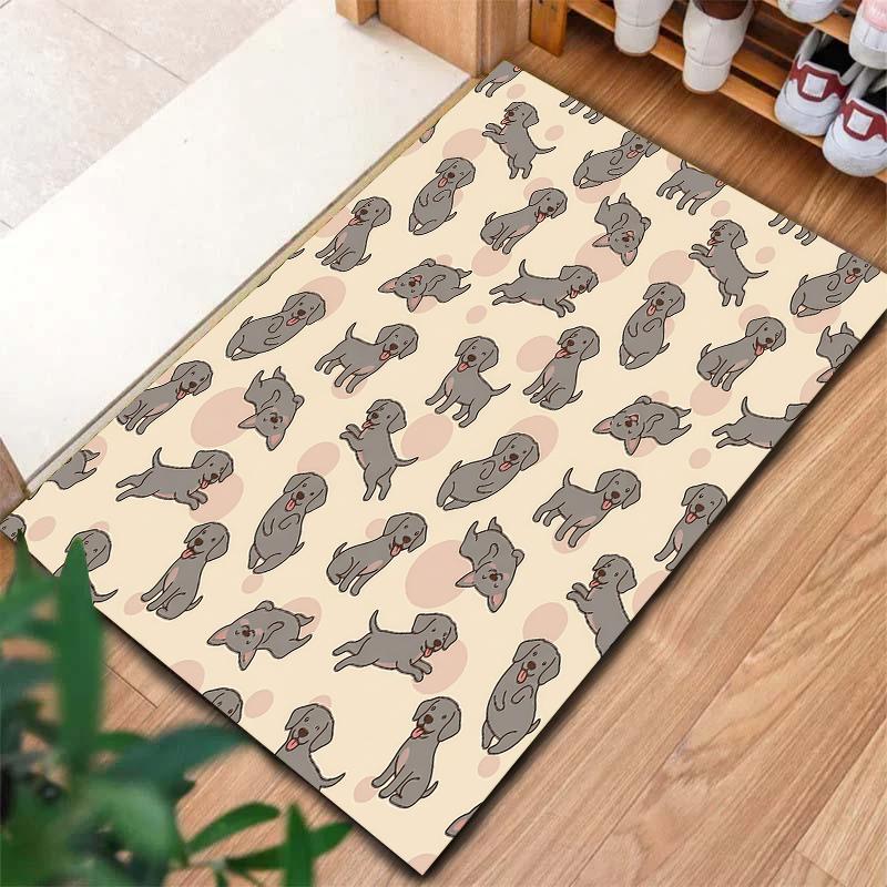 Cute cartoon animal Pattern Square Carpet,Area Rug,Carpet Rug for Living Room Bedroom Sofa Playroom Decor,Non-slip Floor Mat,Holiday Birthday Gifts