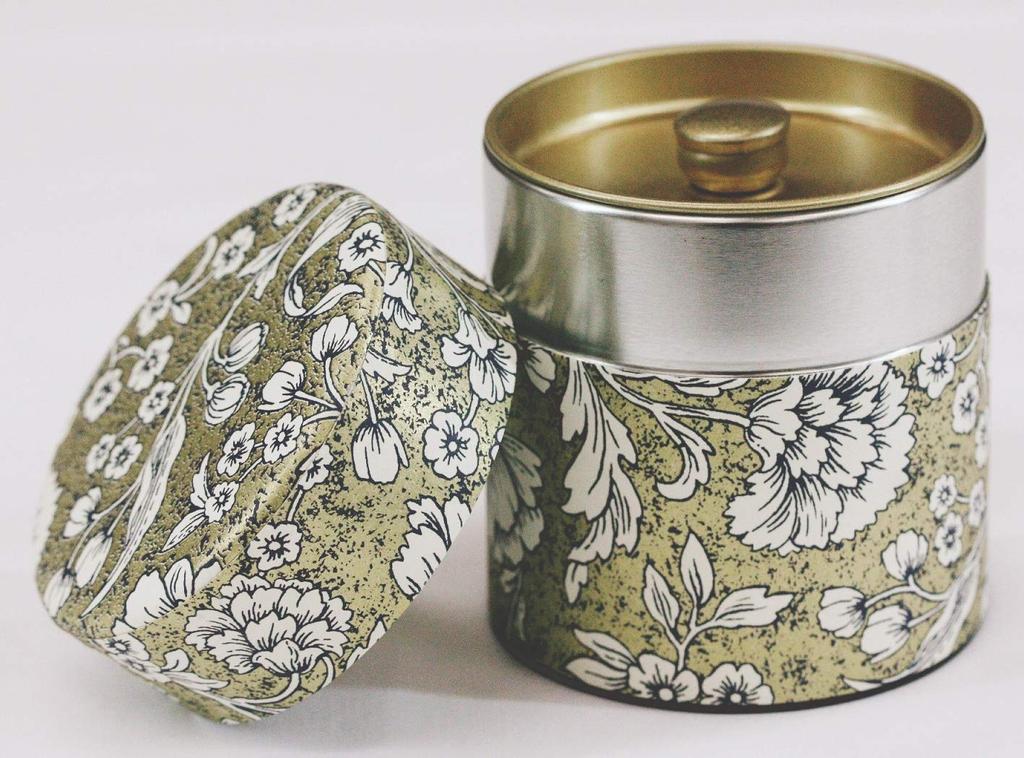 Kotodo Takahashi Seisakusho Florence Tea TSC029 Caddy, Flat, 100g,