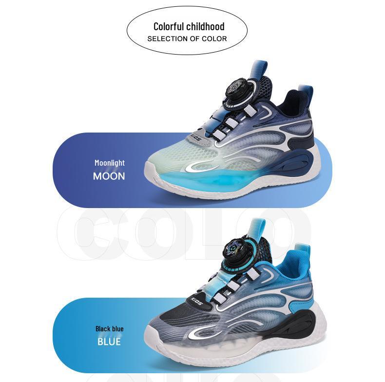 Boys' 2026 Summer Mesh Breathable Non-Slip Lightweight Running Shoes