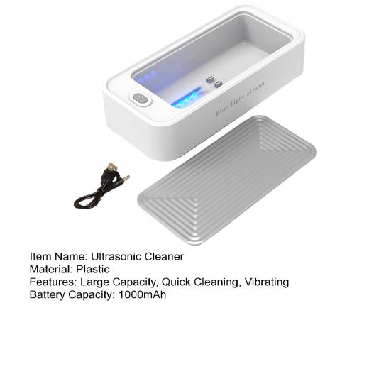 1 Set Ultrasonic Cleaner Large Capacity Vibrating Quick Cleaning Jewelry Glasses Cleaning Machine Home Supplies