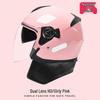 AD Unisex Electric Motorcycle Helmet - Winter Warmth, All-Season Safety, 3C Certified Half Helmet for Scooters