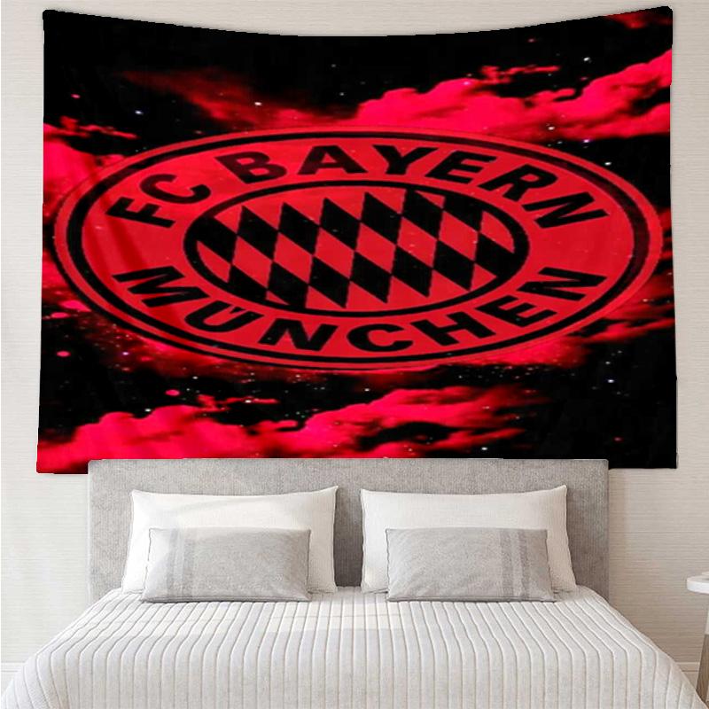 1PC Munich Football Club Printed Tapestry Room Decoration Wall Hanging for Living Room Bedroom, dormitory, Birthday and Christmas gifts