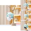 Adorable Hatsune Miku Plush Toy Doll Keychain Cute Anime Character Collectible Gem Black Pink Yellow White Accessories