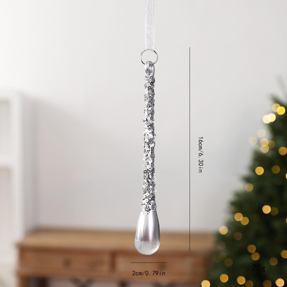 Snowflake Christmas Crystal Pendants Acrylic Hanging Ornaments Christmas Tree Ornaments  Christmas