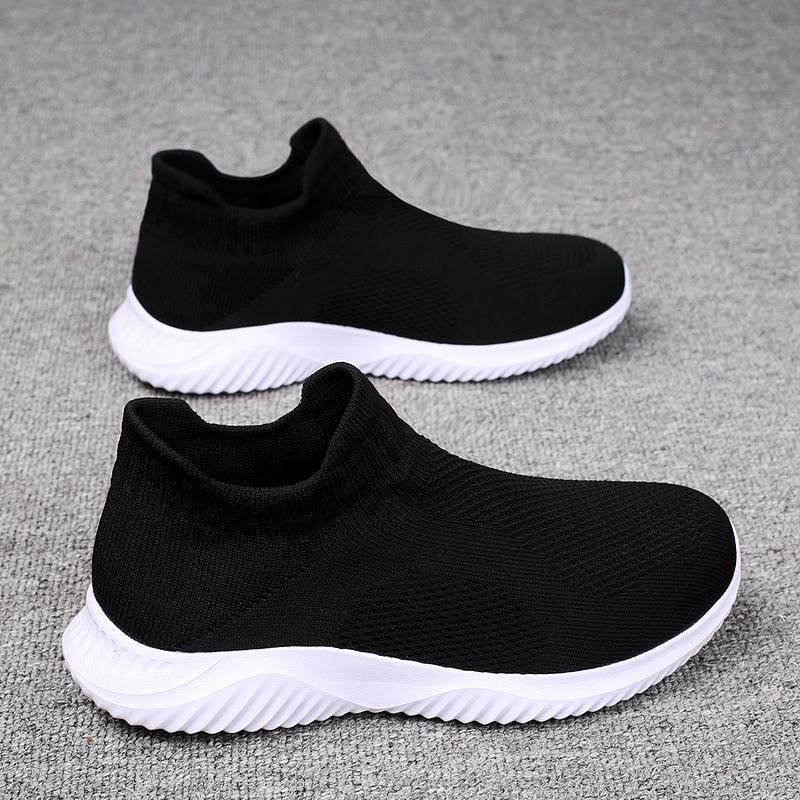 Men Sports Shoes Breathable Mesh Comfortable Flat Casual Walking Shoes Lightweight Outdoor Running Shoes for Men