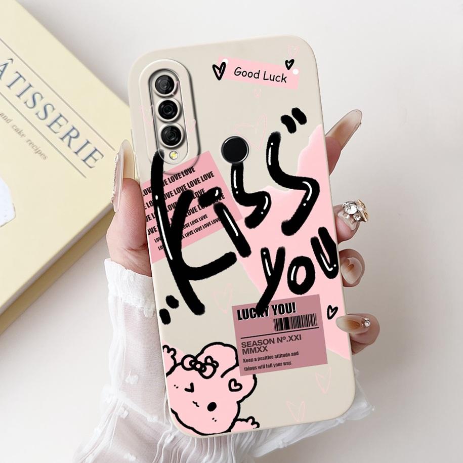 For Huawei P30 Lite Case MAR-LX1A MAR-LX2 Cover Cute Panda Rabbit Soft Silicone Phone Case For Huawei P30Lite Nova 4e Fundas New