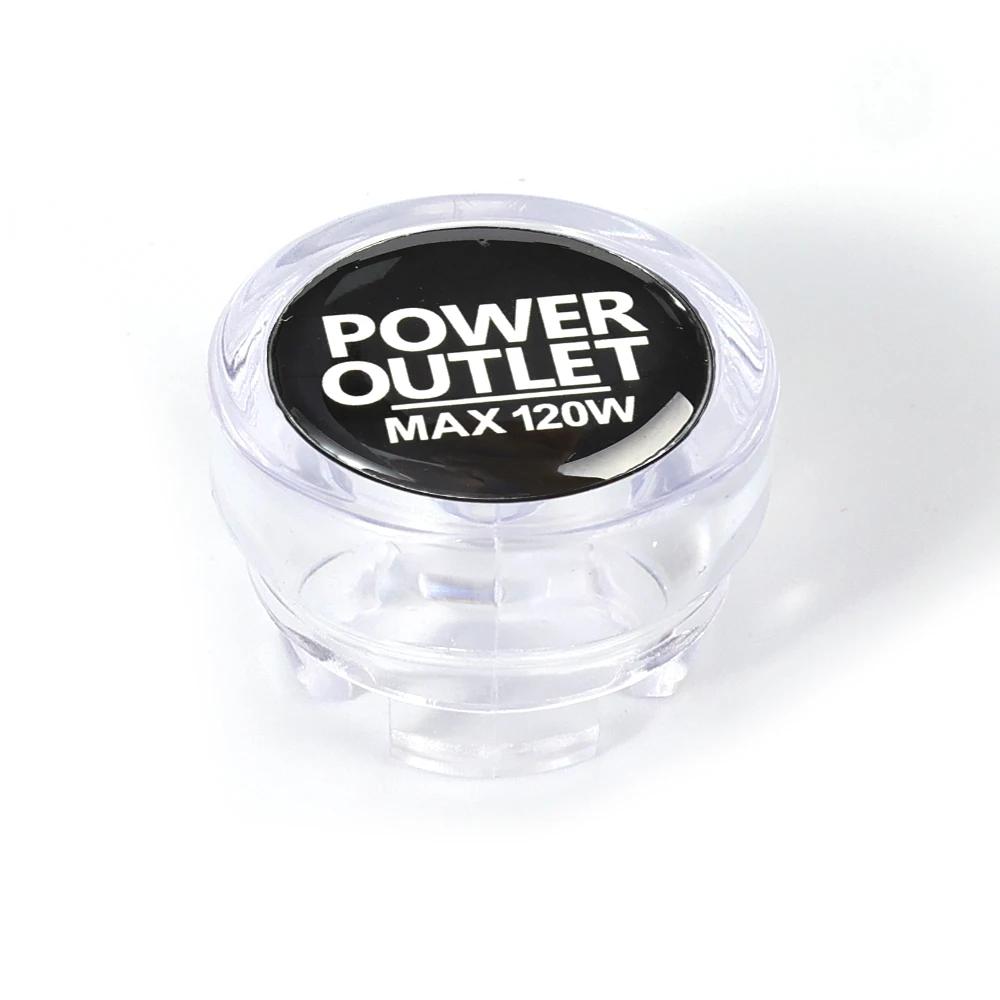 Car Lighter Plug Cover Dustproof Plug Fire Missile Button Decorations Cap Shield Automotive Vehicles  Cigarette Lighter Covers