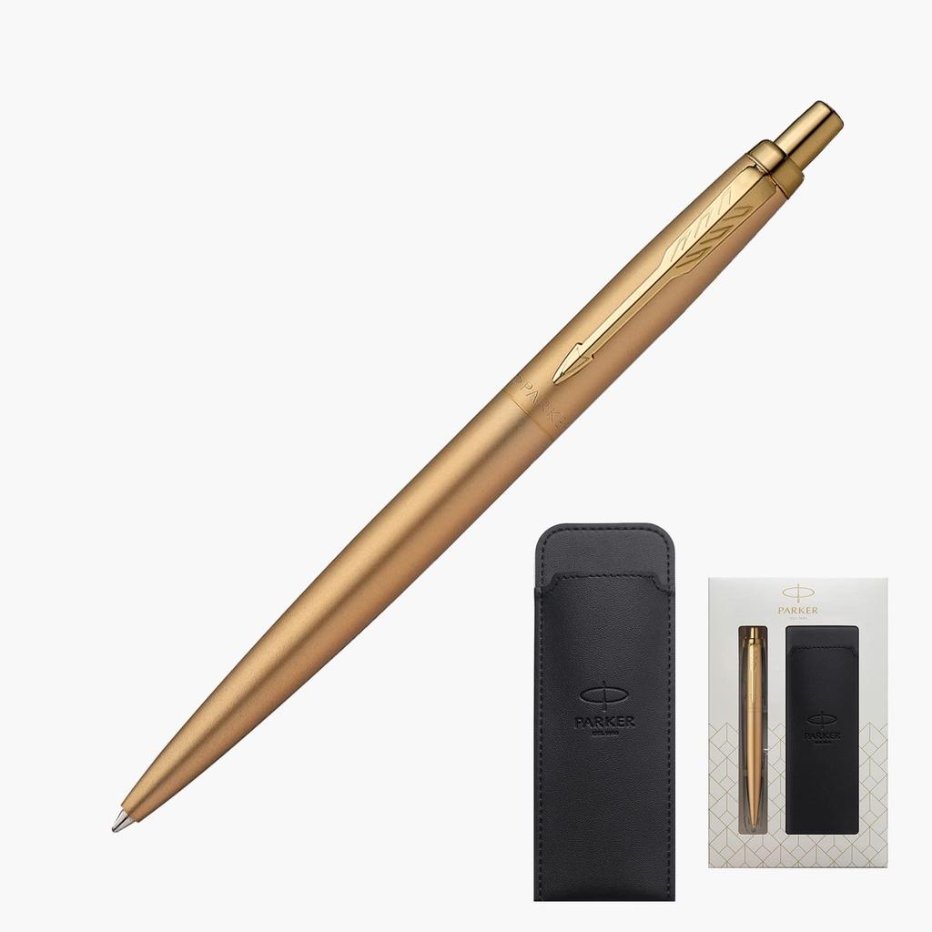 PARKER Jotter XL Gold GT Kugelschreiber Medium mit Bleistift Geschenkbox Offiziell 2122658Z V1d Stift, Feder, Ölbasiert, Etui, Set, Importiert,