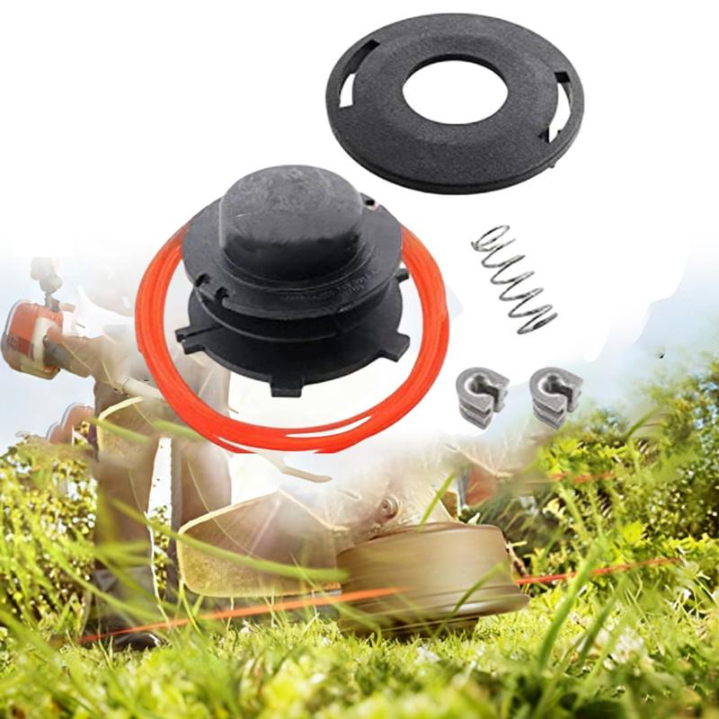 Trimmer Parts Accessory Set Garden Maintenance Black Easy Tallation Lawn Accessories Efficient Cutting Action