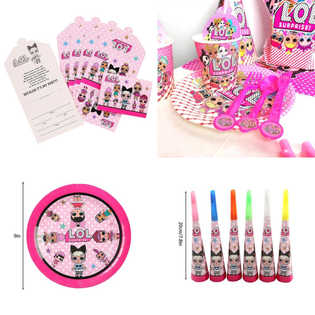 Delightful Lol Theme Party Supplies For Vibrant Birthday Decorations And Favors