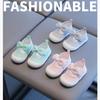 Kids Shoes Baby Girl Walking Shoes with Breathable and Non Slip Mesh Bow Princess Shoes with Non Slip Soft Soles