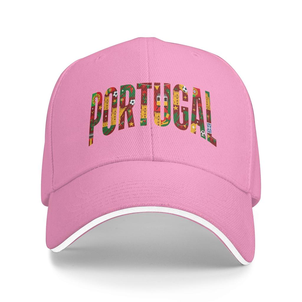 Women Unisex Portugal Flag Portuguese Outdoor Hat Sun Cap New Baseball Cap Sunscreen Hats