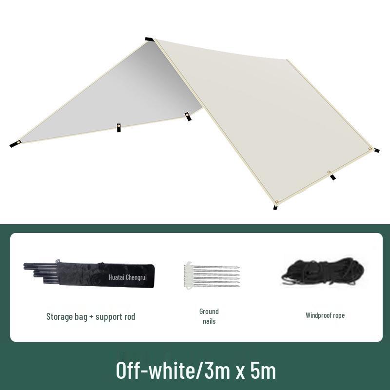 Portable Outdoor Sunshade Rainproof Tent Tarp for Camping and Beach