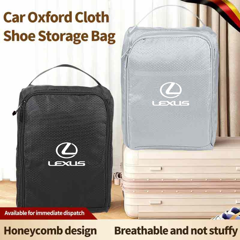 Car Sneaker Bag Sho Case Gym Sho Pouch Sports Sho Box Interior For Lexus UX250h RX450h CT200h RX400h NX300h RX350 RX300 GX ADR1