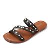 Ethnic Style Outside Wearing Sandals Bohemian Beaded Retro Roman Vacation