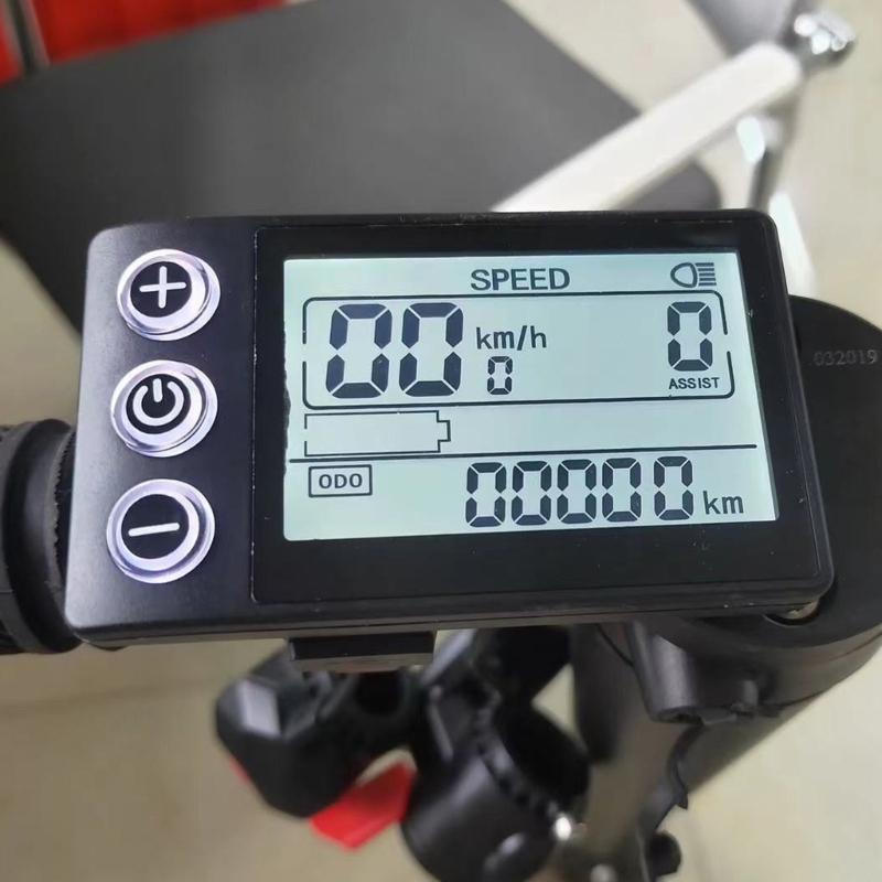 Velocímetros Digitais Compactos Scooters Leves Velocímetros com Tela LCD para Monitoramento de Velocidade e Bateria