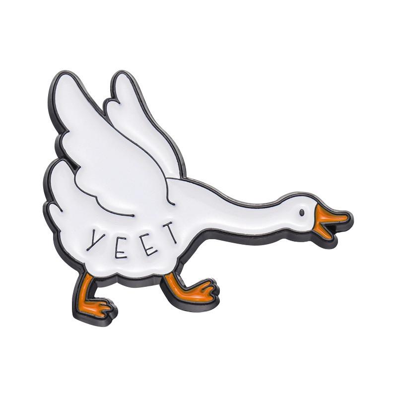 Design Adorable Animal Brooch Featuring Cute Cartoon Duck And Swan Styles For Unique Accessories Fashion