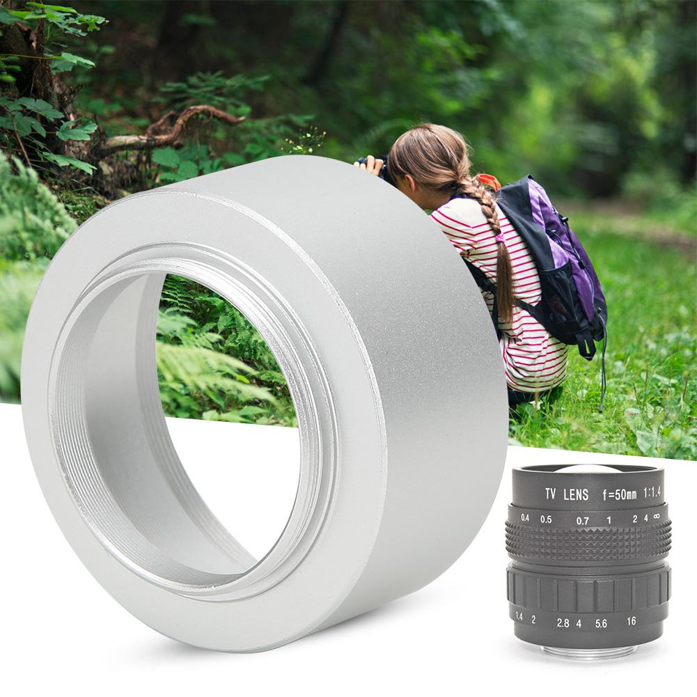 Metal Aluminium Alloy Lens Hood for 35mm f1.7Celsius50mm f1.4 Digital Camera CCTV Lens