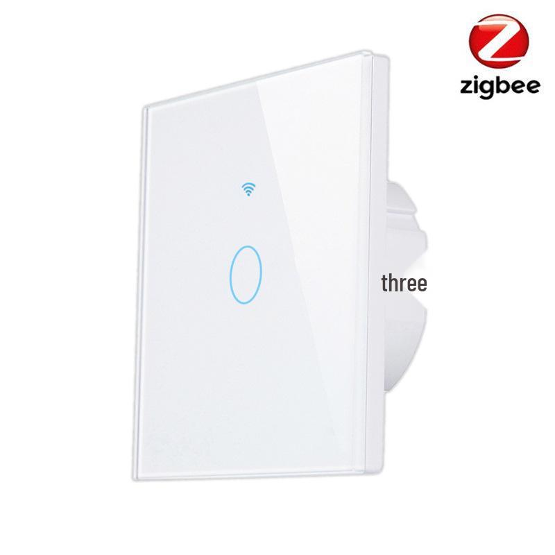 European Standard Zigbee Smart Touch Switch: Live/Neutral or Single Live Wire, App Controlled