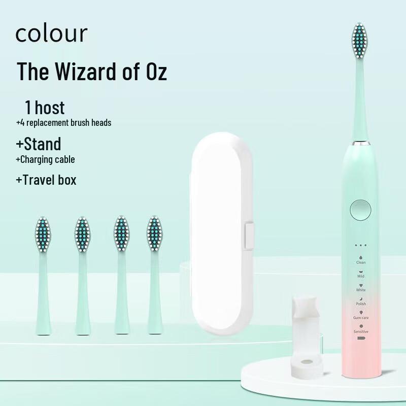 

QBM 18-Mode Rechargeable Soft Bristle Electric Toothbrush