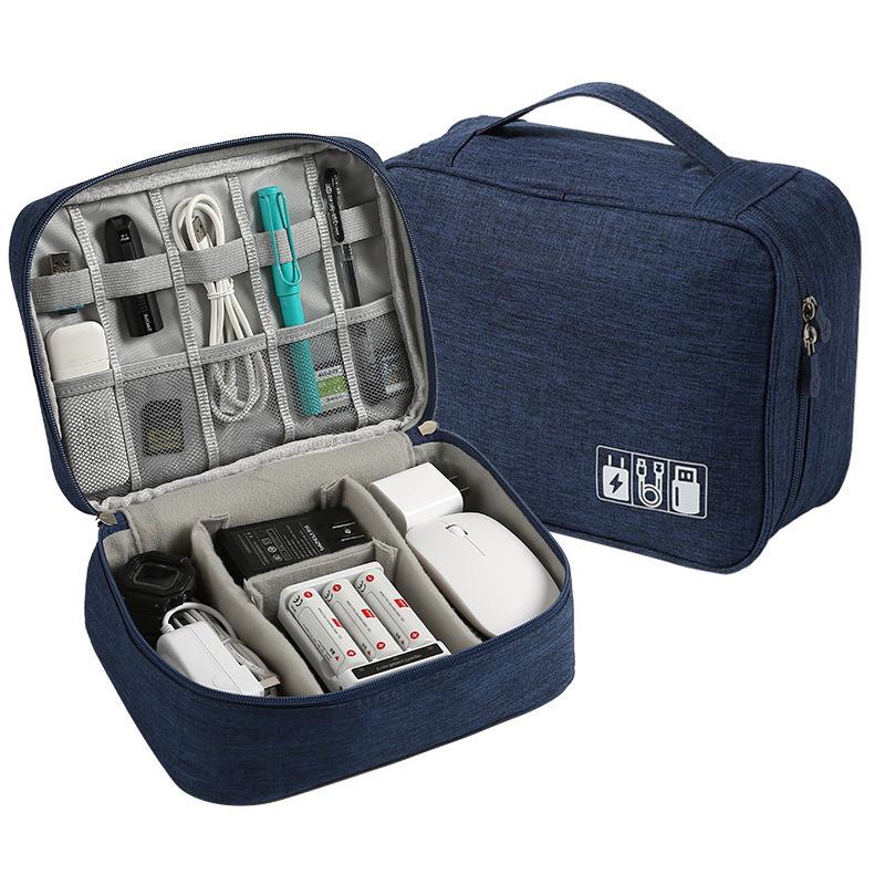 Digital Separated Travel Bag Large Capacity and Multifunctional Mobile Data Cable Power Bank Usb Storage Bag Portable Travel