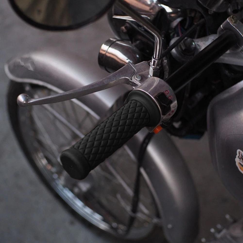 Universal 7/8" 22mm Ha Motorcycle Handlebar Grips Non-slip Rubber Handlebar Grips For Honda Suzuki Yamaha Kawasaki CG125 CB400