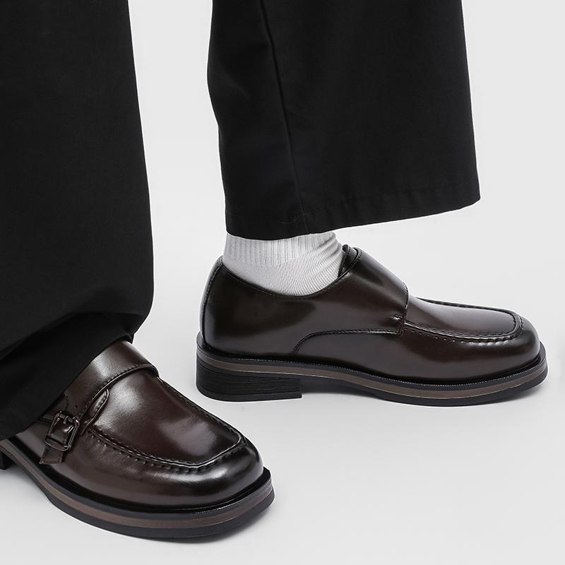 Hot selling classic men's leather shoes Thick bottom and height increasing styles Office for Work and Busines Derby Luxury Shoes