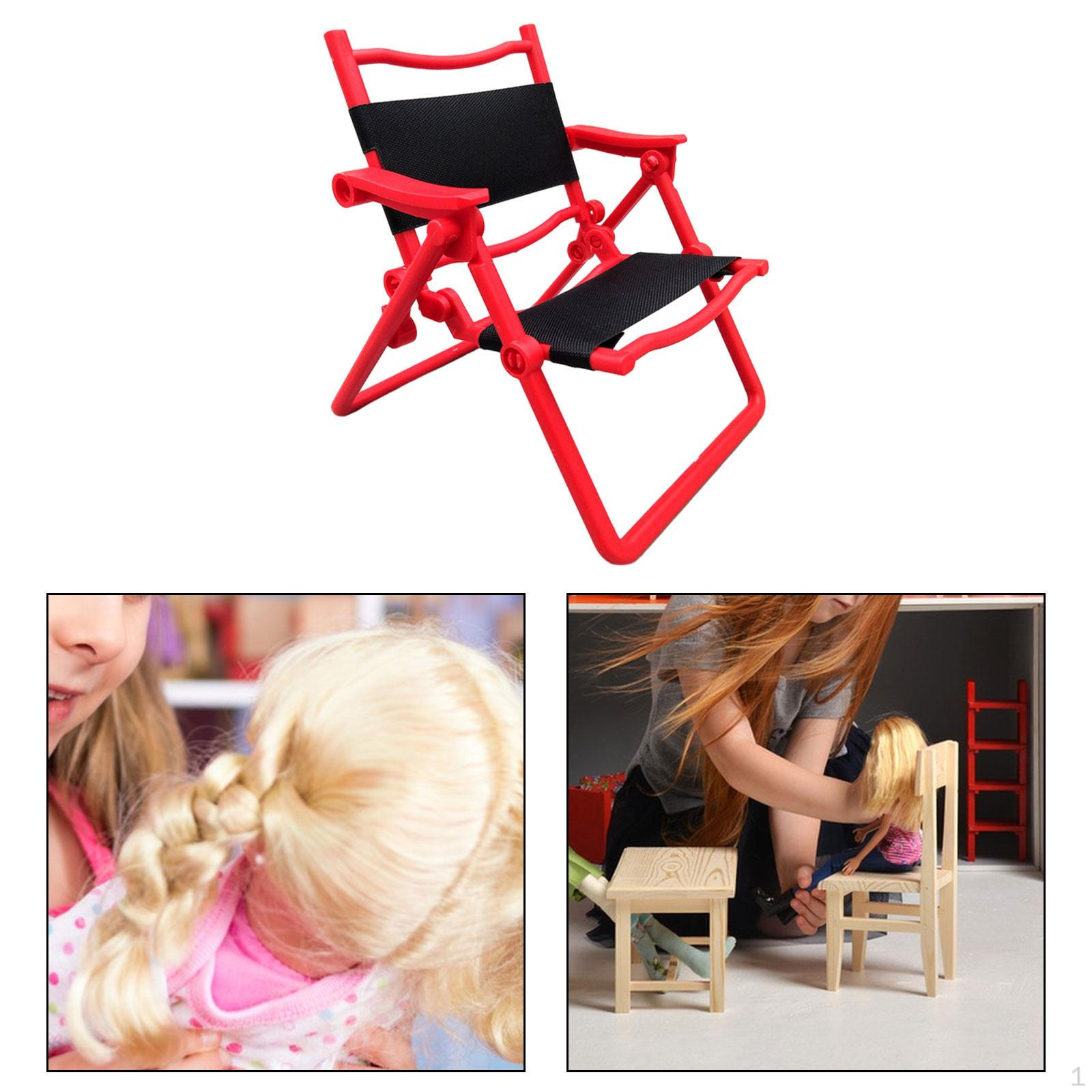 

1/6 Кресло Мини Кресло Украшения Стильная Миниатюрная Мебель Комната для 12 дюймов красный